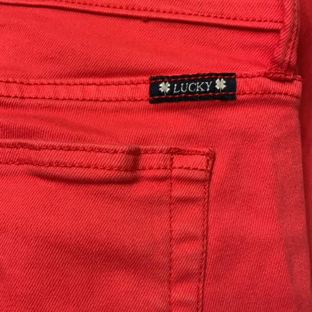 Lucky Brand Sweet’N Crop Coral Pink Jeans Size 4 - Picture 5 of 5